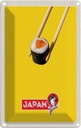 Blechschild 30x20 cm Japan Sushi Stäbchen Fisch Essen Bildmotiv Reisemotiv Abenteuer Reisen Urlaub