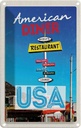 Blechschild 30x20 cm USA Restaurant Pancakes Steaks Salat Bildmotiv Reisemotiv Abenteuer Reisen Urlaub