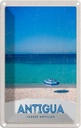 Blechschild 30x20 cm Antigua Karibik Insel Meer Strand Bildmotiv Reisemotiv Abenteuer Reisen Urlaub