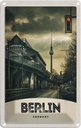 Blechschild 30x20 cm Berlin Deutschland Fernsehrturm 90er Bildmotiv Reisemotiv Abenteuer Reisen Urlaub