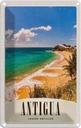 Blechschild 30x20 cm Antigua Karibik Strand Meer Bildmotiv Reisemotiv Abenteuer Reisen Urlaub