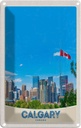 Blechschild 30x20 cm Calgary Kanada Stadt Flagge Bildmotiv Reisemotiv Abenteuer Reisen Urlaub