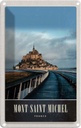 Blechschild 30x20 cm Moint Saint Michel Frankreich Burg Abenteuer Reisen Urlaub