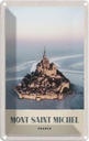 Blechschild 30x20 cm Moint Saint Michel Frankreich Stadt Abenteuer Reisen Urlaub