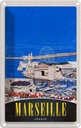 Blechschild 30x20 cm Marseille Frankreich Stadt Riesenrad Bildmotiv Reisemotiv Abenteuer Reisen Urlaub