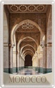 Blechschild 30x20 cm Marokko Afrika Medina Moschee Flur Bildmotiv Reisemotiv Abenteuer Reisen Urlaub