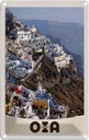Blechschild 30x20 cm Oia Greece Griechenland Europa Insel Bildmotiv Reisemotiv Abenteuer Reisen Urlaub