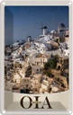 Blechschild 30x20 cm Oia Greece Insel Griechenland Bildmotiv Reisemotiv Abenteuer Reisen Urlaub