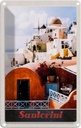 Blechschild 30x20 cm Santorini Griechenland Europa Insel Bildmotiv Reisemotiv Abenteuer Reisen Urlaub