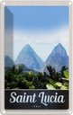 Blechschild 30x20 cm Saint Lucia Italien Gebirge Natur Bildmotiv Reisemotiv Abenteuer Reisen Urlaub