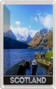 Blechschild 30x20 cm Schottland Insel Gebirge Schnee Trip Bildmotiv Reisemotiv Abenteuer Reisen Urlaub