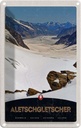 Blechschild 30x20 cm Aletschgletsch Schweiz Schnee Natur Bildmotiv Reisemotiv Abenteuer Reisen Urlaub