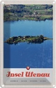 Blechschild 30x20 cm Insel Ufenau Schweiz Häuser Natur Bildmotiv Reisemotiv Abenteuer Reisen Urlaub