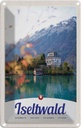 Blechschild 30x20 cm Iseltwald Schweiz Europa See Natur Bildmotiv Reisemotiv Abenteuer Reisen Urlaub