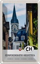 Blechschild 30x20 cm Confoederatio Helvetica Stadt Bildmotiv Reisemotiv Abenteuer Reisen Urlaub