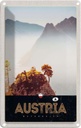 Blechschild 30x20 cm Österreich Natur Gebirge Wald Bildmotiv Reisemotiv Abenteuer Reisen Urlaub