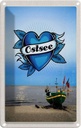 Blechschild 30x20 cm Ostsee Meer Boot Flagge Bootstour Bildmotiv Reisemotiv Abenteuer Reisen Urlaub