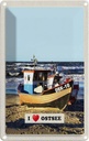Blechschild 30x20 cm Ostsee Deutschland Boot Wellen Meer Bildmotiv Reisemotiv Abenteuer Reisen Urlaub