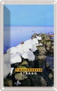 Blechschild 30x20 cm Timmendorfer Strand Steine Schnee Meer Bildmotiv Reisemotiv Abenteuer Reisen Urlaub