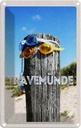 Blechschild 30x20 cm Travenmüde Schwimmbrille Schnuller Bildmotiv Reisemotiv Abenteuer Reisen Urlaub