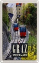 Blechschild 30x20 cm Graz Steiermark Gondel Natur Bildmotiv Reisemotiv Abenteuer Reisen Urlaub