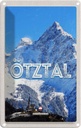 Blechschild 30x20 cm Ötztal Österrecih Berg Schnee Winter Bildmotiv Reisemotiv Abenteuer Reisen Urlaub