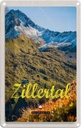 Blechschild 30x20 cm Zillertal Österreich Natur Berg Wälder Bildmotiv Reisemotiv Abenteuer Reisen Urlaub
