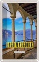 Blechschild 30x20 cm Lago Maggiore Aussicht auf See Bildmotiv Reisemotiv Abenteuer Reisen Urlaub