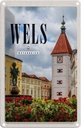 Blechschild 30x20 cm Wels Österreich Kirche Mittelalter Bildmotiv Reisemotiv Abenteuer Reisen Urlaub