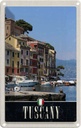 Blechschild 30x20 cm Toskana Italien Gebäude Meer Bildmotiv Reisemotiv Abenteuer Reisen Urlaub