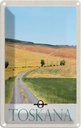 Blechschild 30x20 cm Toskana Italien Weide Wiese Natur Bildmotiv Reisemotiv Abenteuer Reisen Urlaub