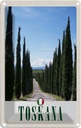 Blechschild 30x20 cm Toskana Italien Bäume Wiese Natur Bildmotiv Reisemotiv Abenteuer Reisen Urlaub
