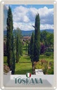 Blechschild 30x20 cm Toskana Italien Natur Wiese Bildmotiv Reisemotiv Abenteuer Reisen Urlaub