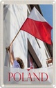 Blechschild 30x20 cm Polen Europa Flagge Haus Bildmotiv Reisemotiv Abenteuer Reisen Urlaub
