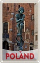 Blechschild 30x20 cm Polen Europa Skulptur Altstadt Bildmotiv Reisemotiv Abenteuer Reisen Urlaub