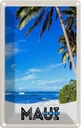 Blechschild 30x20 cm Maui Hawaii Insel USA Strand Bildmotiv Reisemotiv Abenteuer Reisen Urlaub
