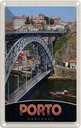 Blechschild 30x20 cm Porto Portugal Europa Brücke Bildmotiv Reisemotiv Abenteuer Reisen Urlaub