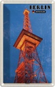 Blechschild 30x20 cm Berlin Funkturm Deutschland Bildmotiv Reisemotiv Abenteuer Reisen Urlaub