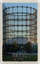Blechschild 30x20 cm Berlin Deutschland Gasometer Bildmotiv Reisemotiv Abenteuer Reisen Urlaub