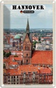 Blechschild 30x20 cm Hannover Marktkirche Altstadt Bildmotiv Reisemotiv Abenteuer Reisen Urlaub