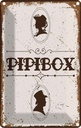Blechschild 30x20 cm Pipibox