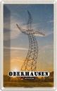 Blechschild 30x20 cm Oberhausen Tanzender Strommast Bildmotiv Reisemotiv Abenteuer Reisen Urlaub