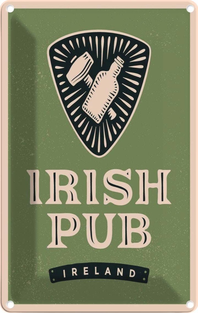 Blechschild 30x20 cm Ireland Irish pub