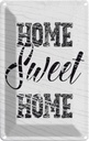 Blechschild 30x20 cm Home Sweet Home
