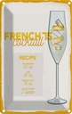 Blechschild 30x20 cm French 75 Cocktail Recipe