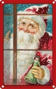 Blechschild 30x20 cm Weihnachtsmanne Christmas