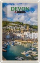 Blechschild 30x20 cm Devon United Kingdom Harbour Bildmotiv Reisemotiv Abenteuer Reisen Urlaub