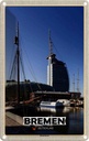 Blechschild 30x20 cm Bremen Deutschland Böttcherstraße Bildmotiv Reisemotiv Abenteuer Reisen Urlaub