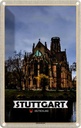 Blechschild 30x20 cm Stuttgart Johanneskirche Bildmotiv Reisemotiv Abenteuer Reisen Urlaub