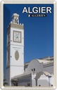 Blechschild 30x20 cm Algier Algerien Moschee El Jdid Bildmotiv Reisemotiv Abenteuer Reisen Urlaub
